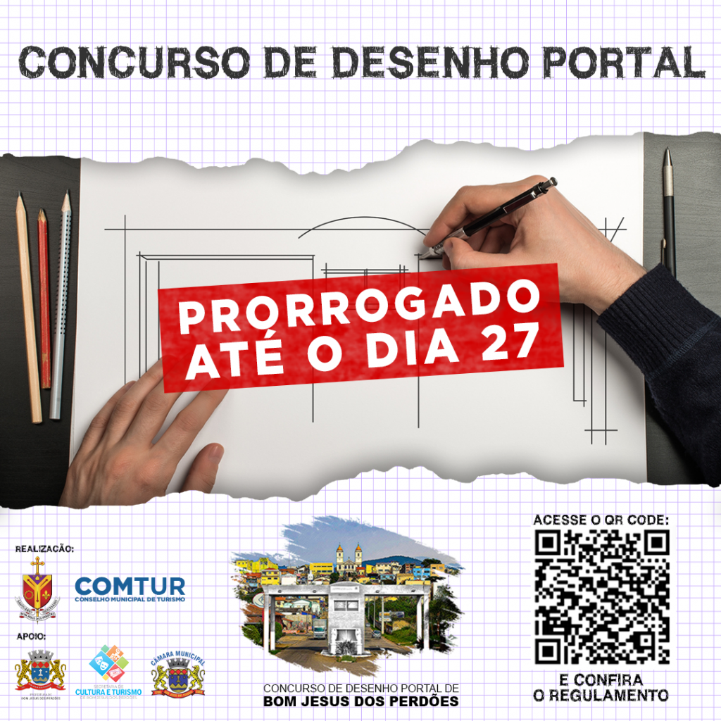 Notícia - CONCURSO DE DESENHO PORTAL-PRORROGADO - Prefeitura Municipal